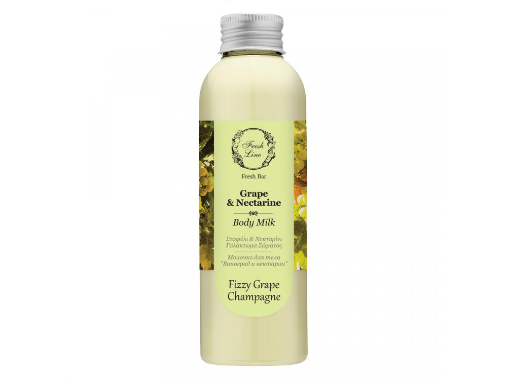 Fresh Line Grape & Nectarine, Σταφύλι & Νεκταρίνι Γαλάκτωμα Σώματος 200ml