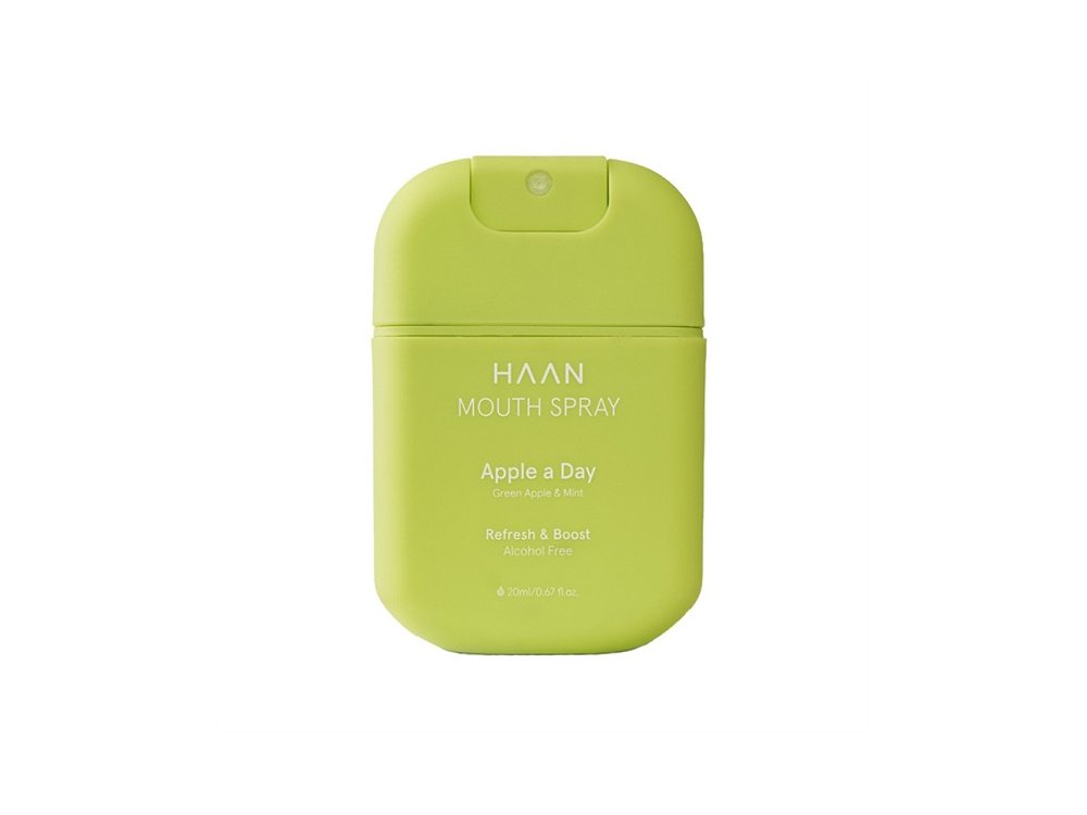 Haan Mouth Spray Apple a Day, Στοματικό Σπρέι Κατά της Κακοσμίας με Πράσινο Μήλο & Μέντα, 20ml