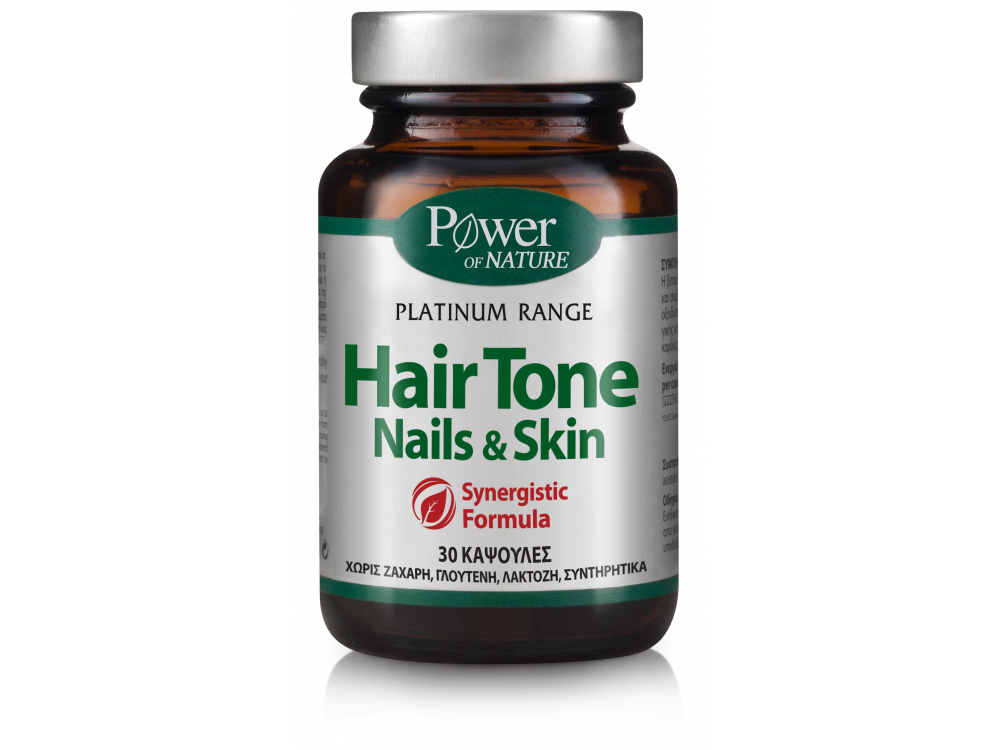 Power Health Platinum Range Hair Tone Nails & Skin, Μαλλιά, Δέρμα, Νύχια 30 Κάψουλες