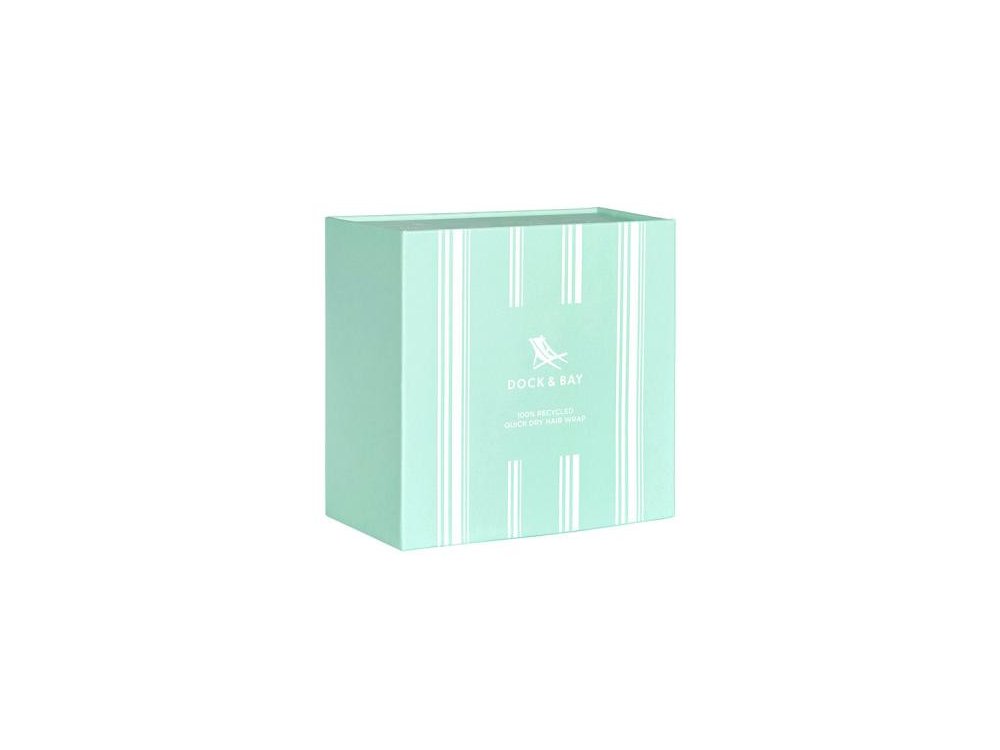 Dock & Bay Hair Wrap QuickDry Πετσέτα μαλλιών 68x27cm, Eucalyptus Green, 1τμχ