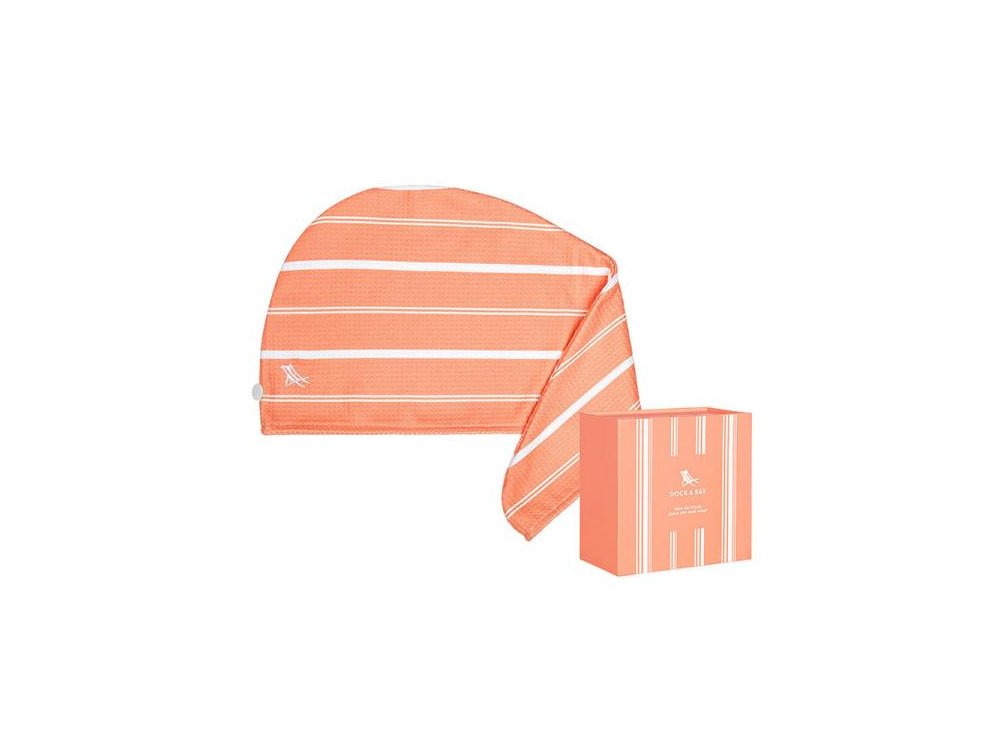 Dock & Bay Hair Wrap QuickDry Πετσέτα μαλλιών 68x27cm, Sandalwood Terracotta, 1τμχ