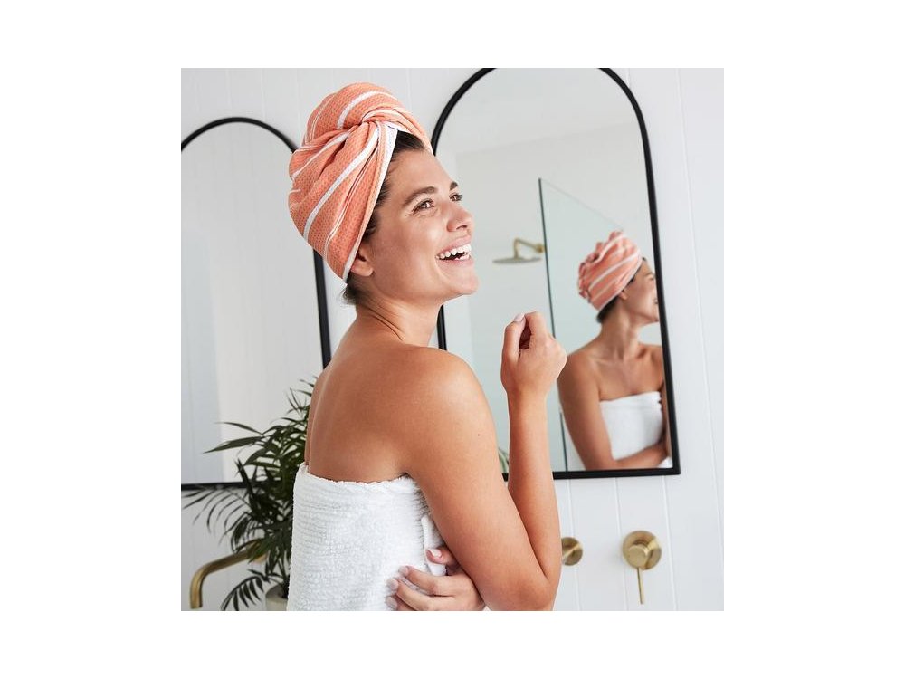 Dock & Bay Hair Wrap QuickDry Πετσέτα μαλλιών 68x27cm, Sandalwood Terracotta, 1τμχ