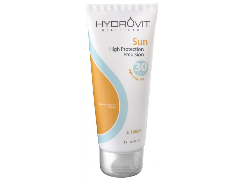 Hydrovit Sun Emulsion SPF30 Αντηλιακό Γαλάκτωμα, 100ml