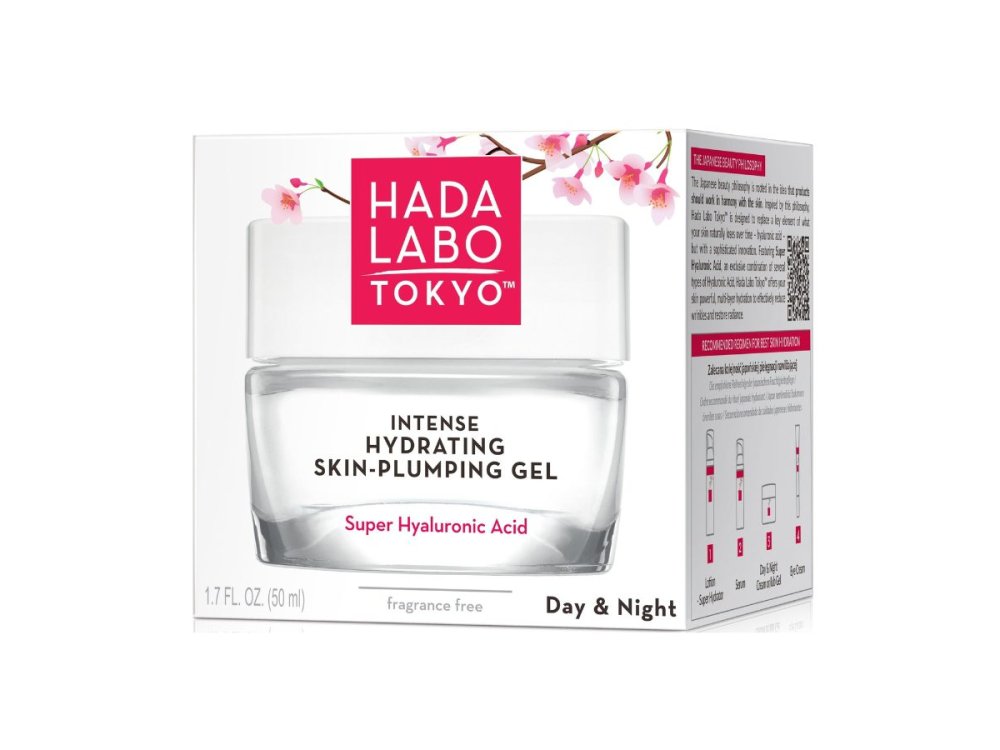 Hada Labo Tokyo Intense Hydrating Skin Plumping Gel Day & Night, Πλούσια Κρέμα Τζελ Προσώπου Ημέρας & Νύχτας, 50ml