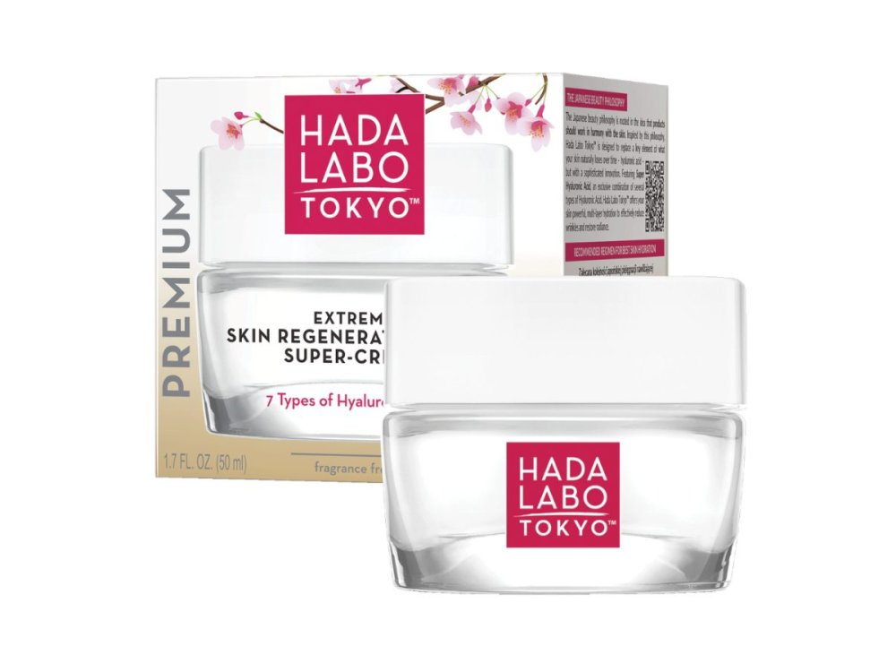 Hada Labo Tokyo Premium Extreme Skin Regenerator 7xHA Super Night Cream, Κρέμα Προσώπου Νυκτός για Αντιγήρανση & Αναζωογόνηση, 50ml