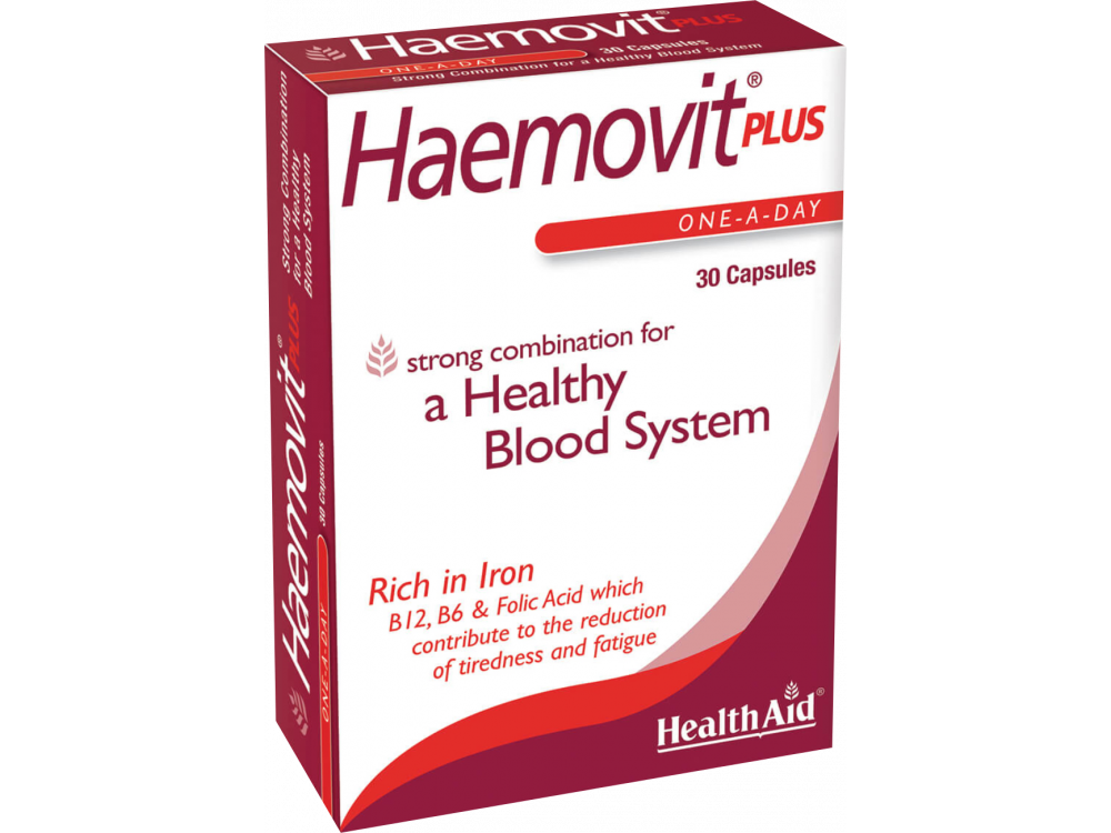 Health Aid Haemovit Plus 30caps