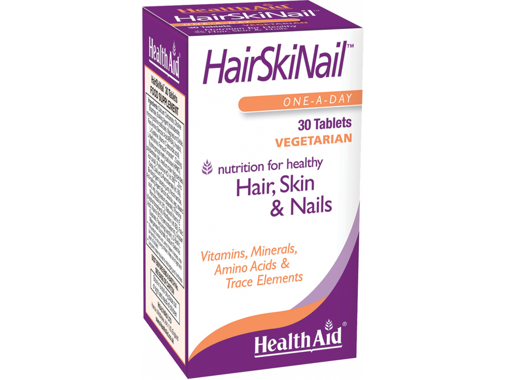 Health Aid Hair, Skin & Nail Formula 30caps