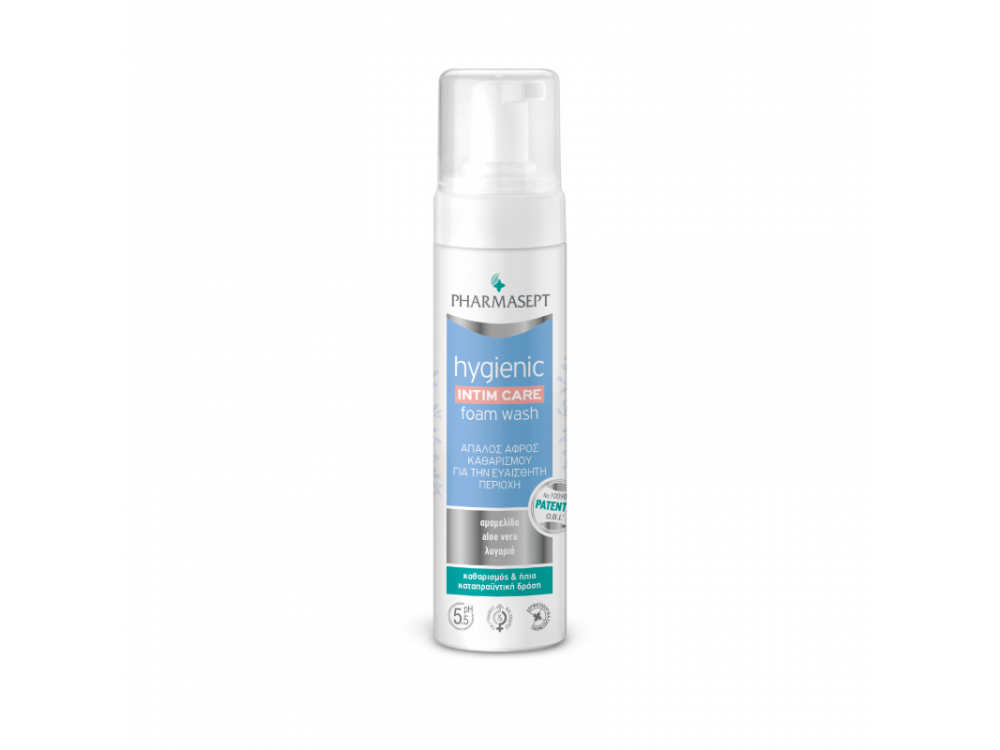 Pharmasept Hygienic Intim Care Foam Wash Αφρός Καθαρισμού της Ευαίσθητης Περιοχής & των Αιμορροΐδων, 200ml