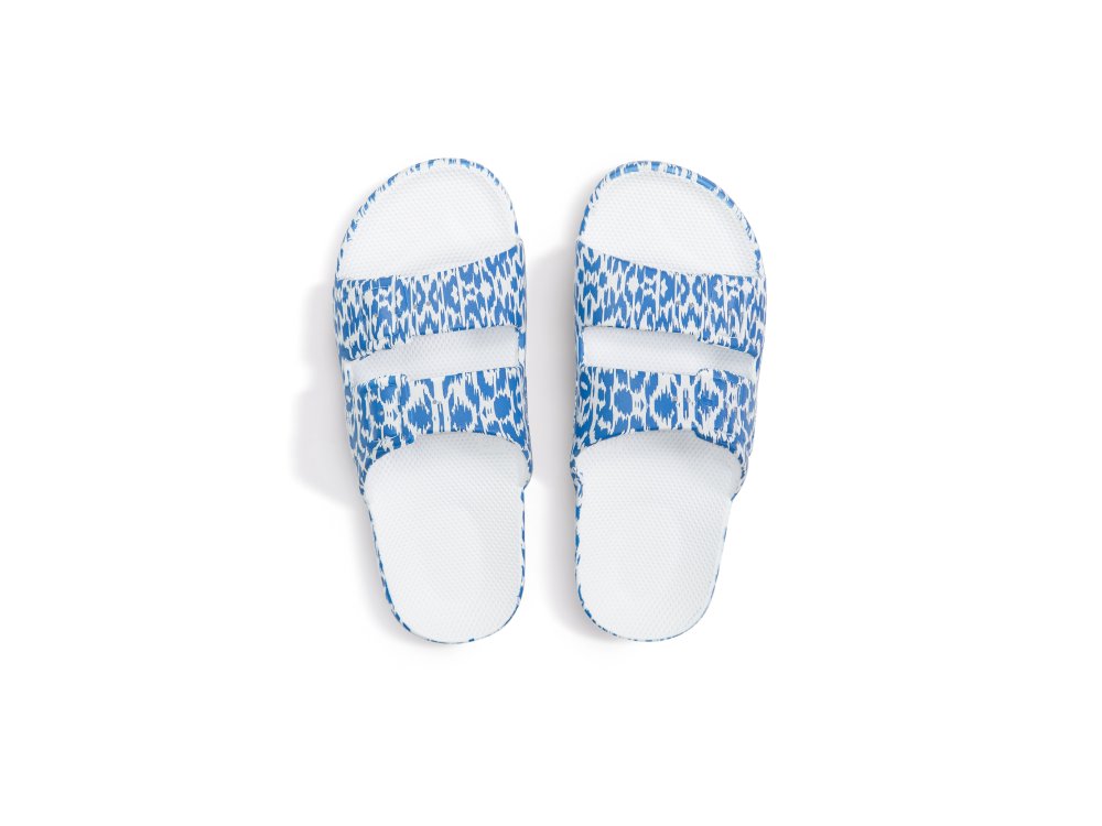 Freedomoses Γυναικεία Slide Σανδάλια, Ikat Blue, No36-37