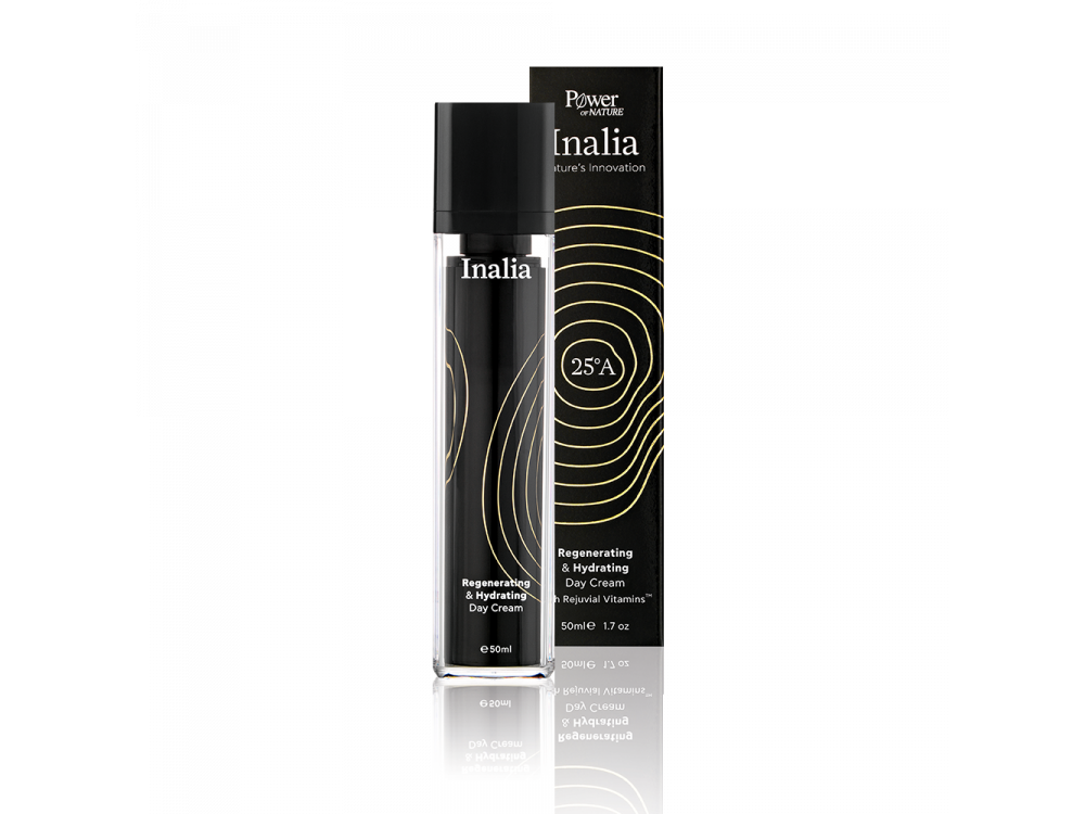 Power Health Inalia Regenerating & Hydrating Day Cream, Αναζωογονητική Κρέμα Ημέρας Για Άμεση Ενυδάτωση, 50ml