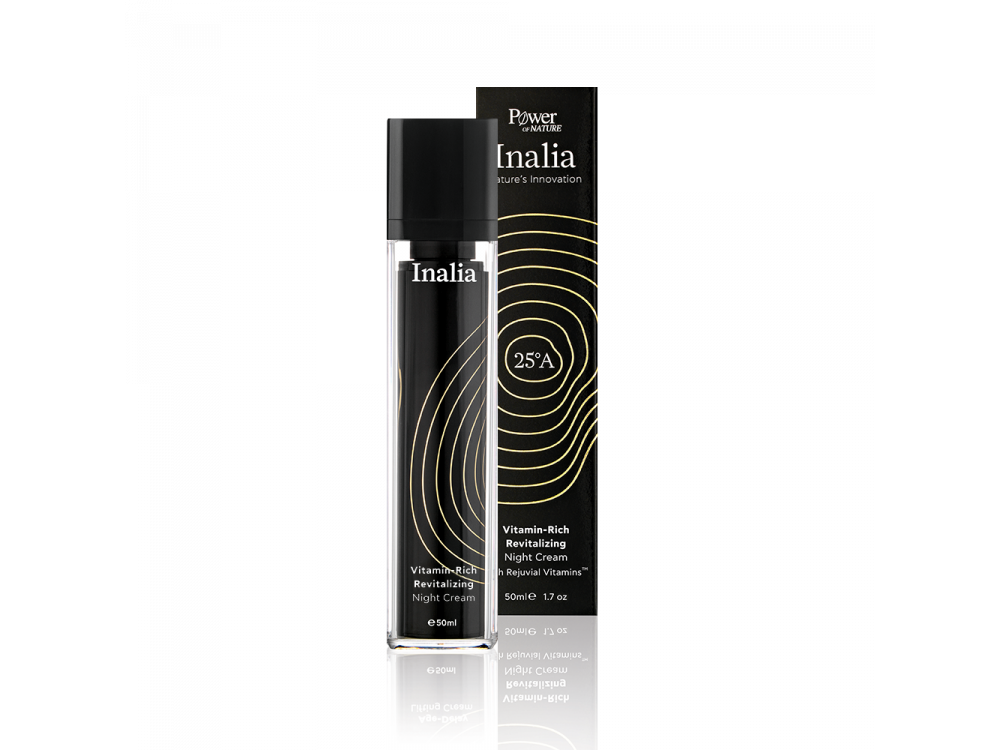 Power Health Inalia Vitamin Rich Revitalizing Night Cream, Kρέμα Νύχτας Βελούδινης Υφής Για Λείανση Των Ρυτίδων, 50ml