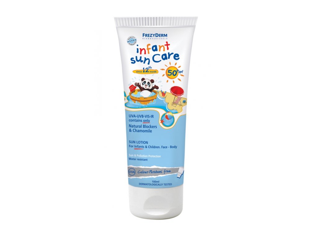 Frezyderm Infant Sun Care SPF50+ Αντηλιακό Γαλάκτωμα για Νήπια & Παιδιά από τον 12ο μήνα,100ml