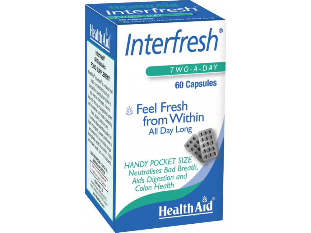 Health Aid Interfresh Breath Fresh  60caps