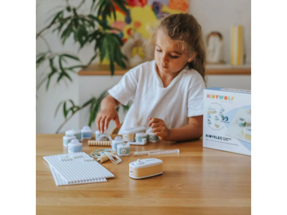 KIDYWOLF: Εκπαιδευτικό κιτ ηλεκτρικών κυκλωμάτων για παιδιά 6+ ετών, 1 τμχ