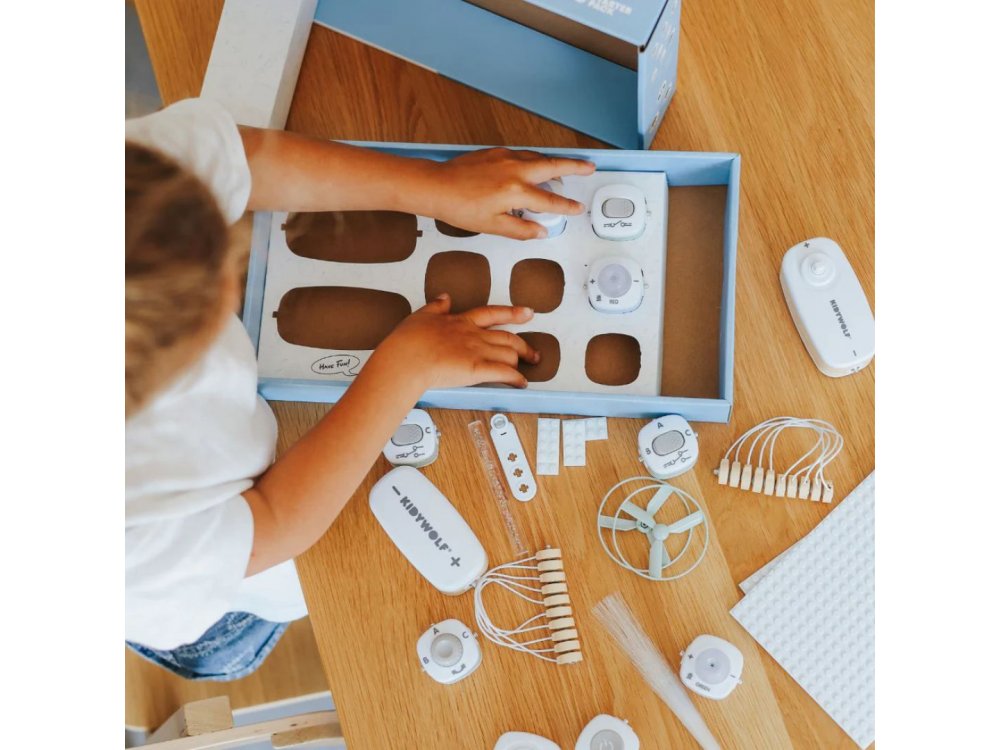 KIDYWOLF: Εκπαιδευτικό κιτ ηλεκτρικών κυκλωμάτων για παιδιά 6+ ετών, 1 τμχ