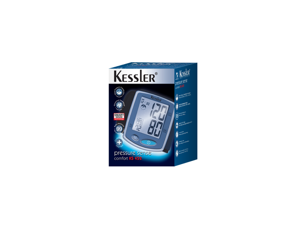 Kessler Pressure Sense Comfort, Αυτόματο Πιεσόμετρο Καρπού KS452