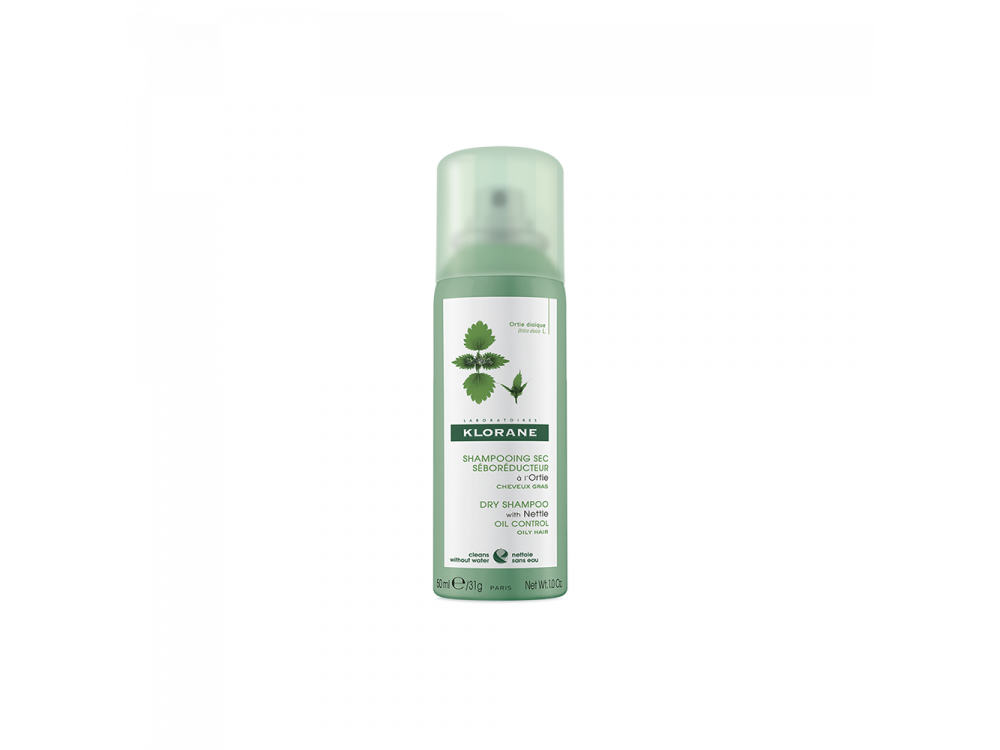 Klorane Dry Shampoo με Τσουκνίδα για λιπαρά μαλλιά - 50ml