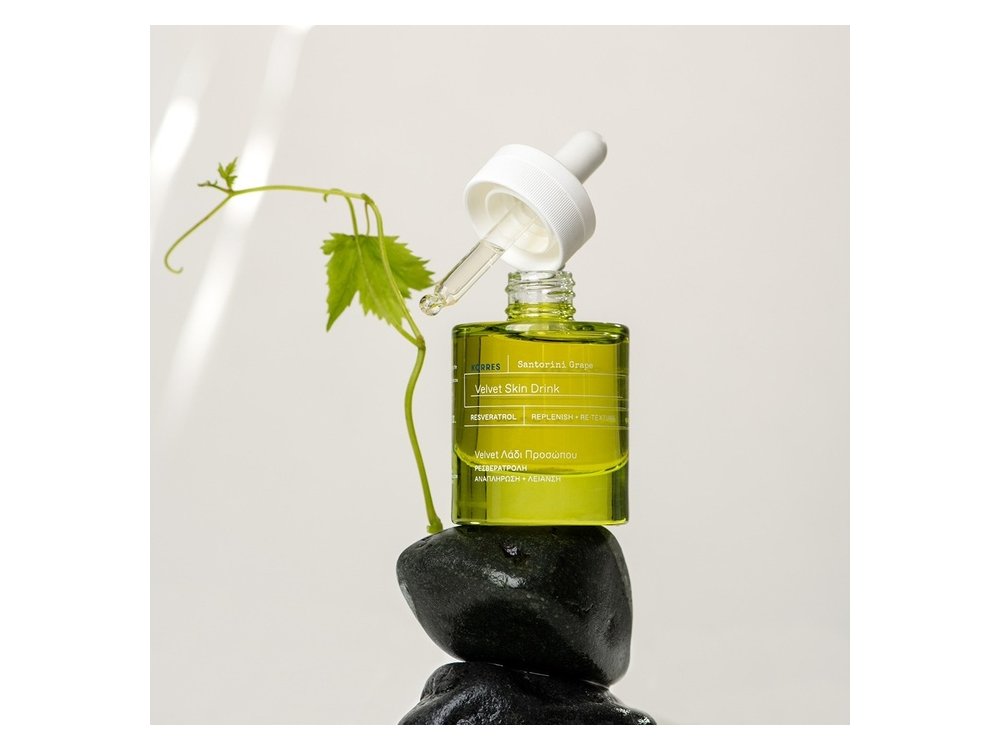 Κοrres Santorini Grape Velvet Eνυδατικό Ξηρό Λάδι Προσώπου, 30ml
