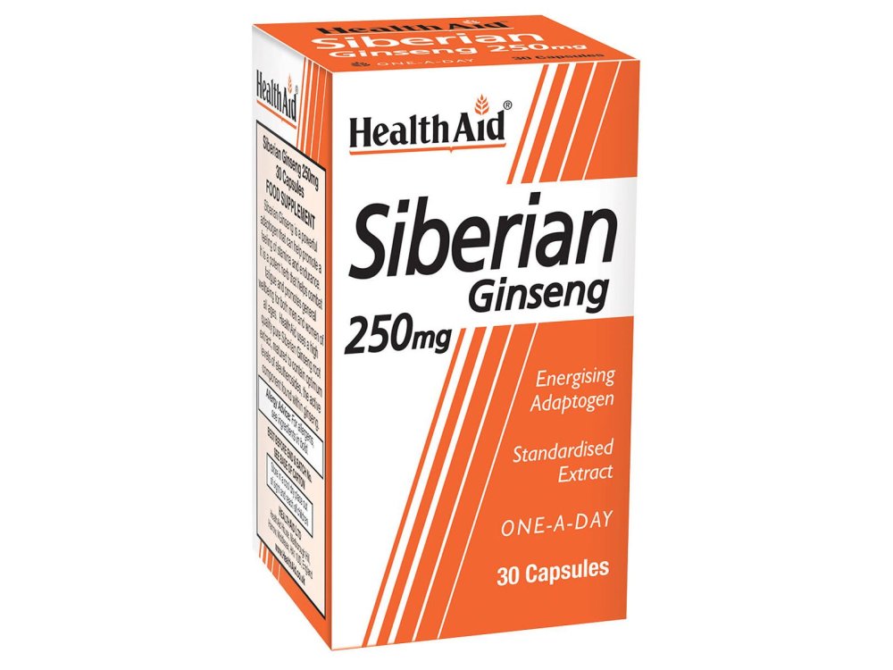 Health Aid Siberian Ginseng Extract 250mg 30caps