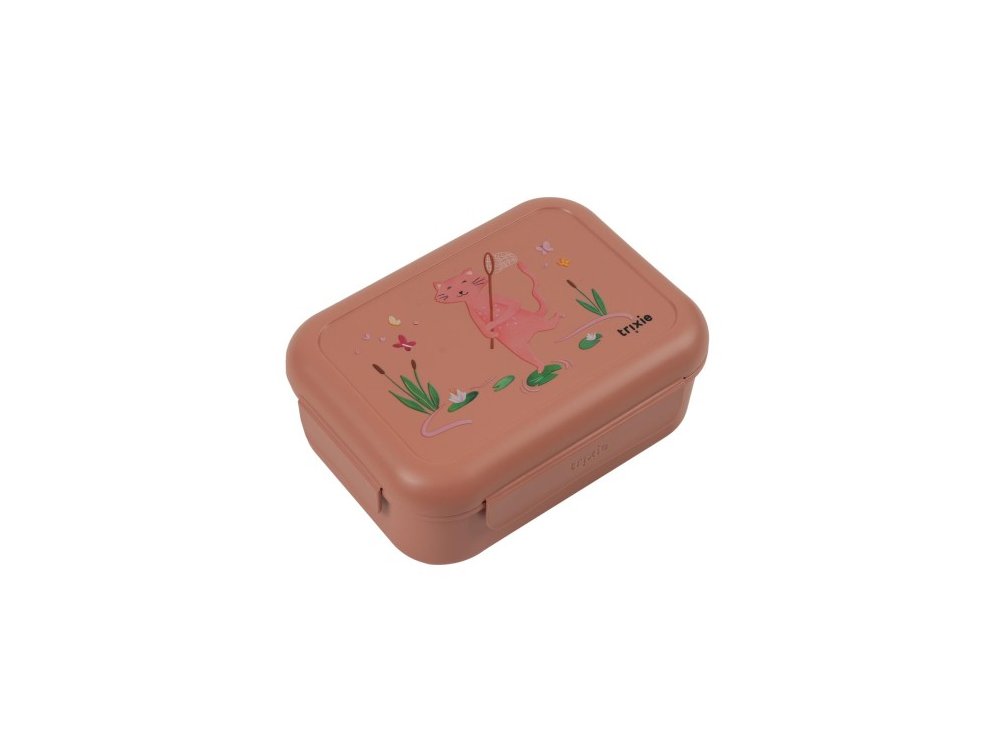 Trixie Lunch Box with Clips Pathfinder Mrs. Cat, Φαγητοδοχείο με Χώρισμα, 1τμχ