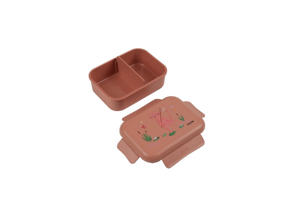Trixie Lunch Box with Clips Pathfinder Mrs. Cat, Φαγητοδοχείο με Χώρισμα, 1τμχ