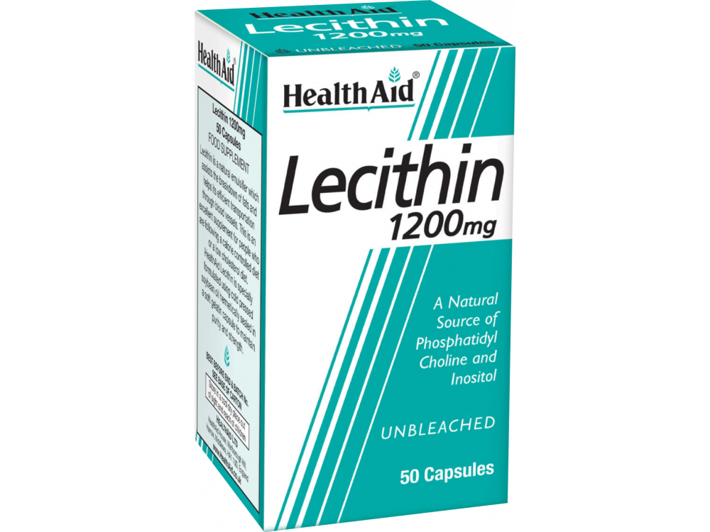 Health Aid Lecithin 1200mg, 50caps