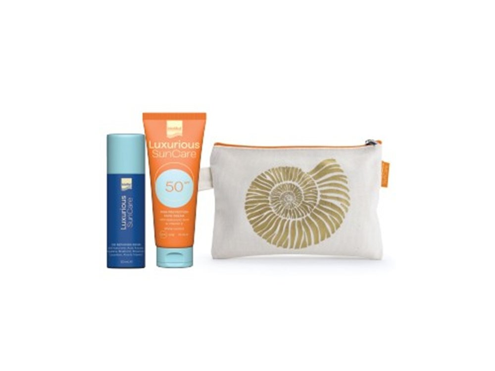 Luxurious SunCare Promo Hair Protection Spray 200ml & Antioxidant Sunscreen Invisible Spray Spf50+, 200ml & Δώρο Νεσεσέρ 1 Τεμάχιο