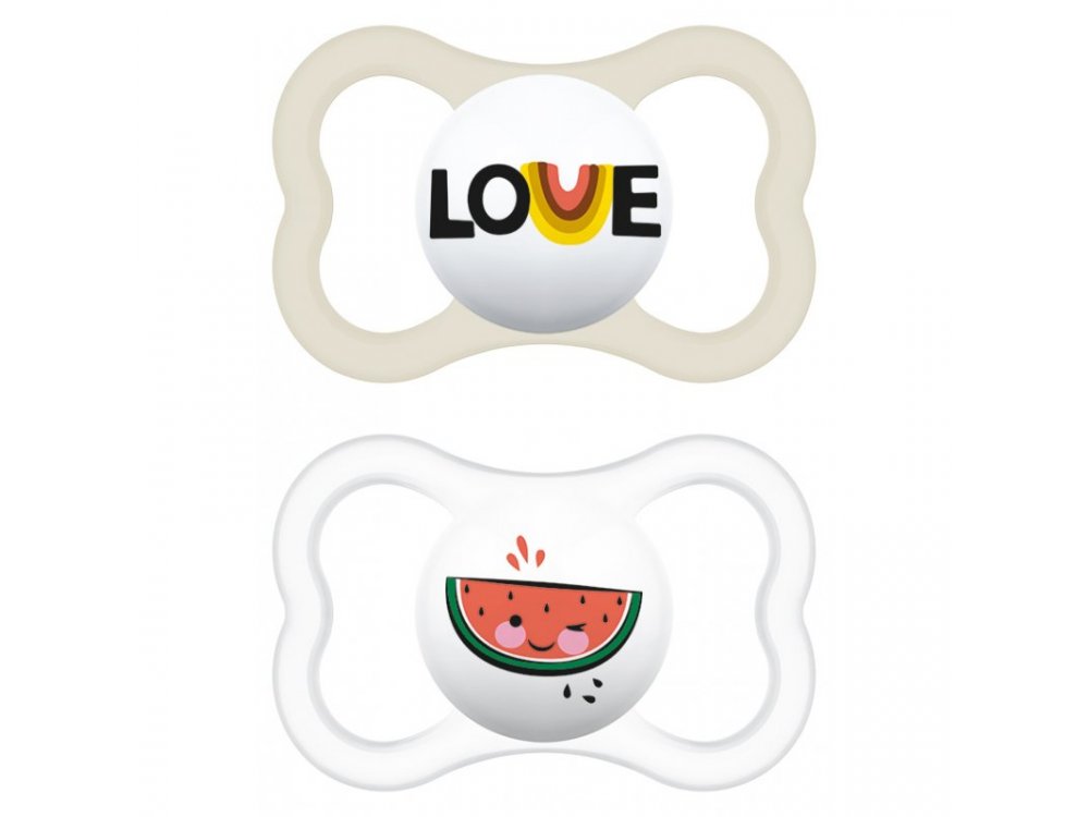 Mam Supreme, Πιπίλα Σιλικόνης 6-16m, 2τεμ