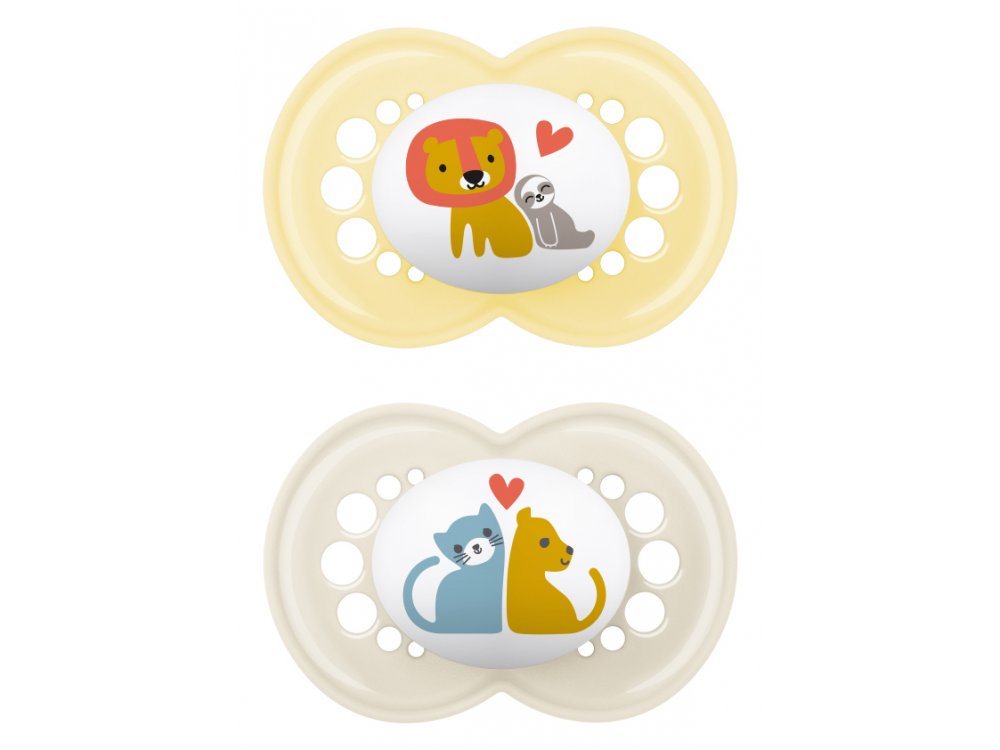 Mam Original Πιπίλα Σιλικόνης 6-16 μηνών, 2τμχ