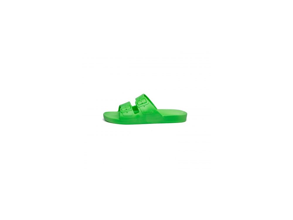 Freedomoses Kids Molly Slides, Παιδικά Σανδάλια, Green Neon, No32-33