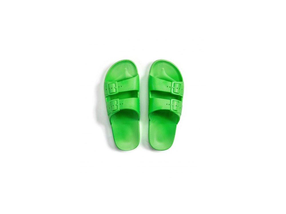 Freedomoses Kids Molly Slides, Παιδικά Σανδάλια, Green Neon, No28-29