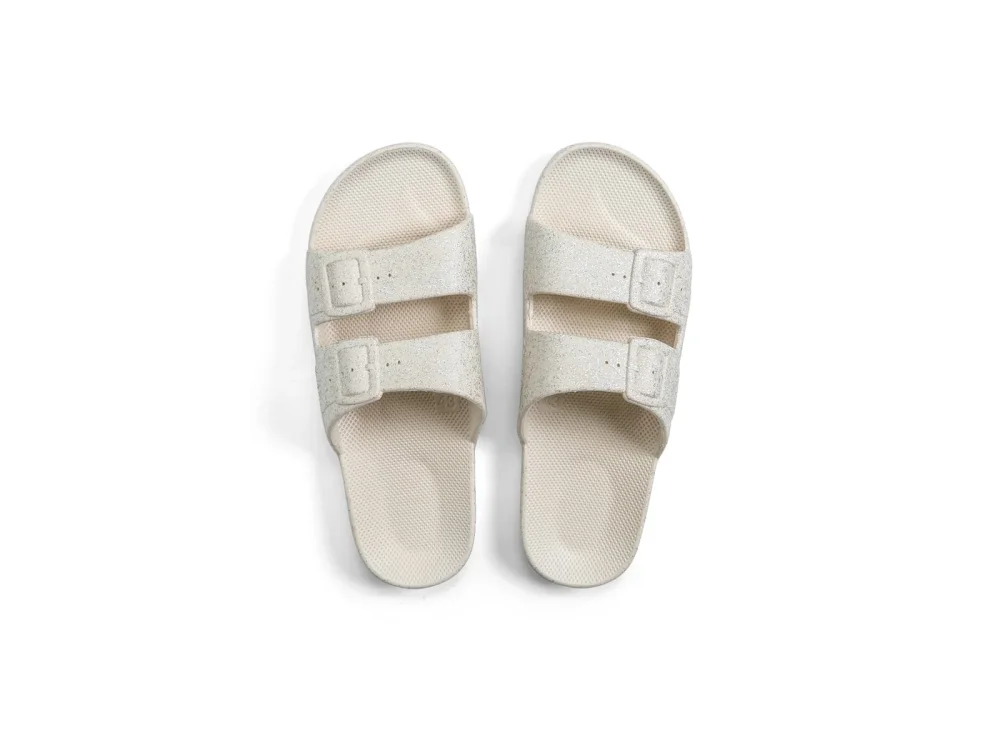 Freedomoses Γυναικεία Slide Σανδάλια, Moon with Glitters, No35-36