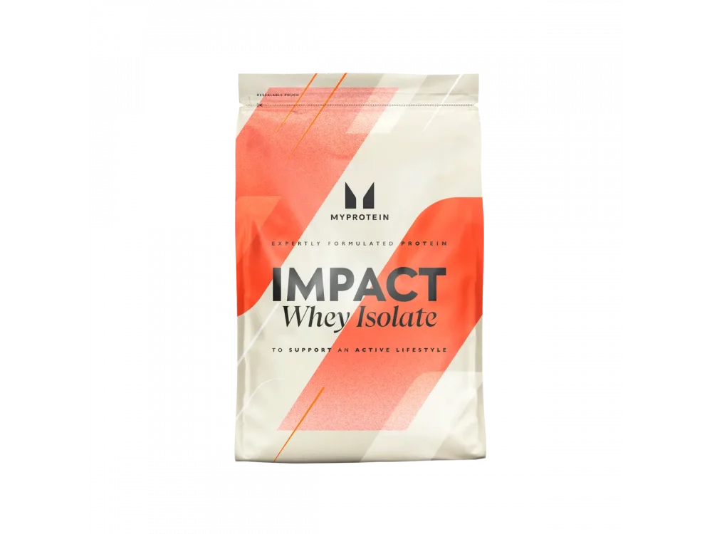 Myprotein Impact Whey Isolate Πρωτεΐνη Ορού Γάλακτος Χωρίς Γλουτένη με Γεύση Βανίλια, 1kg