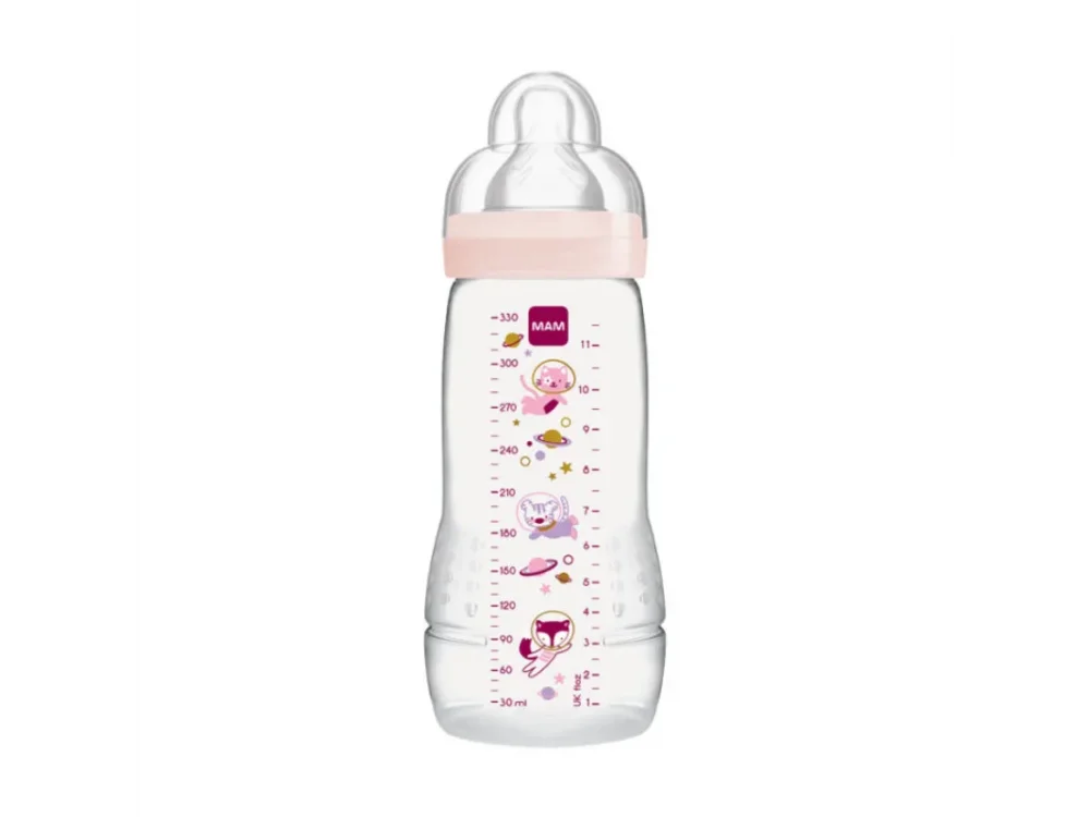Mam Easy Active Baby Bottle, Πλαστικό Μπιμπερό για Bρέφη 4+ μηνών, 330ml