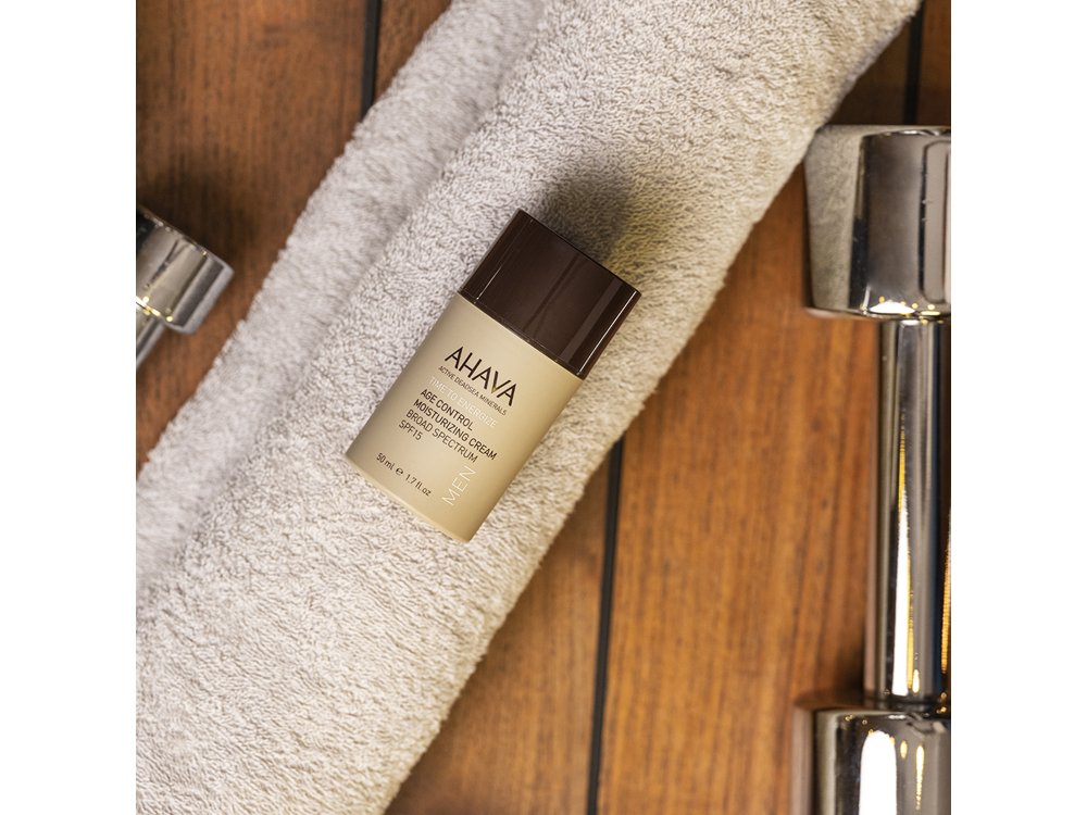 Ahava Men Age Control Moisturizing Cream Spf15, Ενυδατική Αντιρυτιδική Κρέμα, 50ml