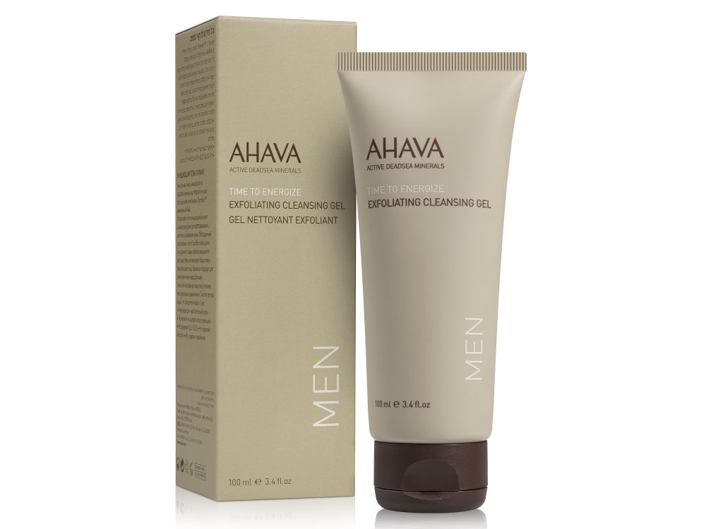 Ahava Men Care Exfoliating Cleansing Gel, Ζελέ Καθαρισμού & Απολέπισης Για Άνδρες, 100ml