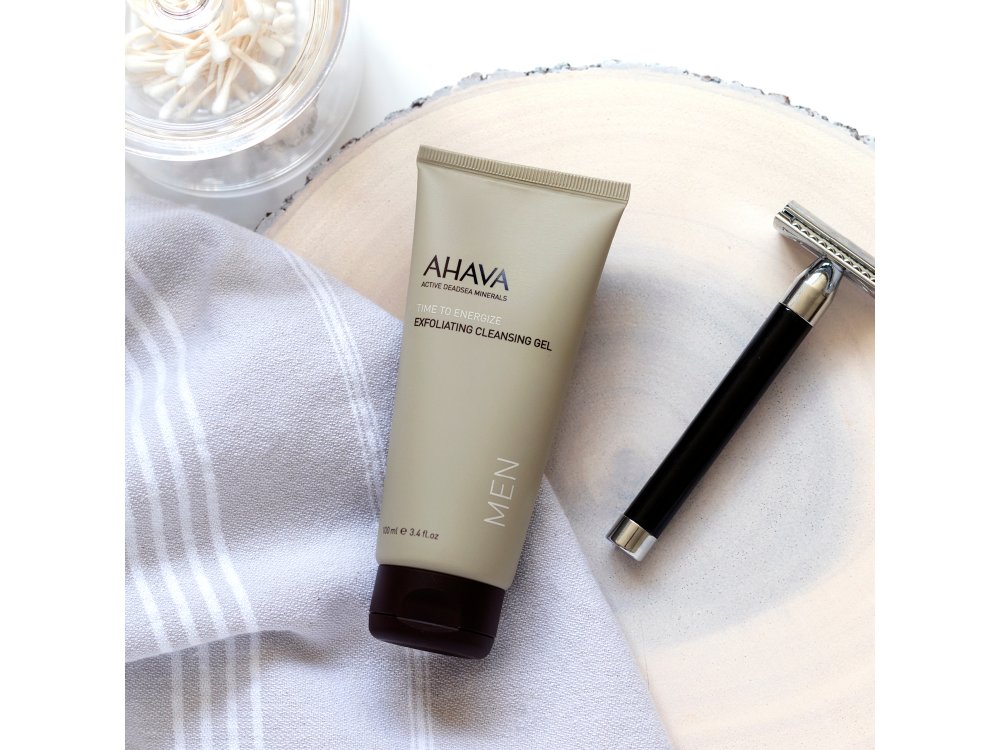 Ahava Men Care Exfoliating Cleansing Gel, Ζελέ Καθαρισμού & Απολέπισης Για Άνδρες, 100ml