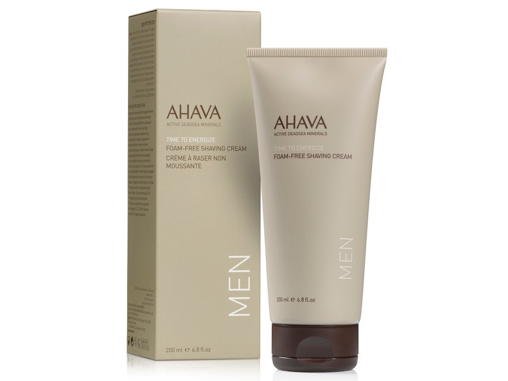 Ahava Men Time to Energize Foam-Free Shaving Cream, Κρέμα Ξυρίσματος, 200ml
