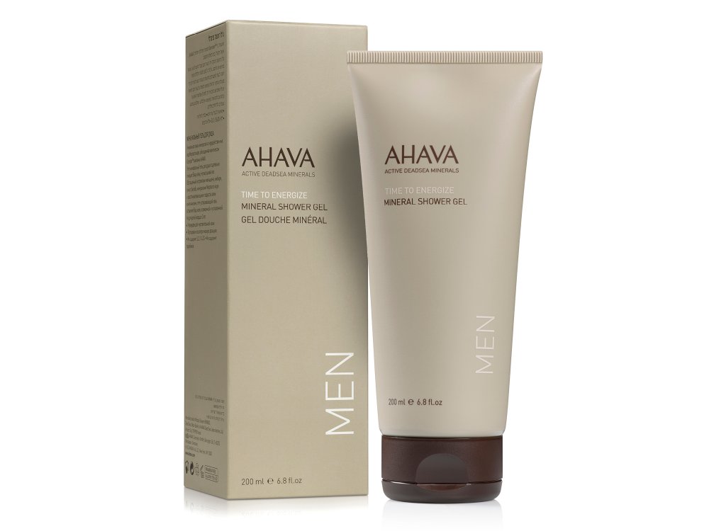 Ahava Men Care Mineral Shower Gel, Δροσιστικό Αφρόλουτρο Για Άνδρες, 200ml
