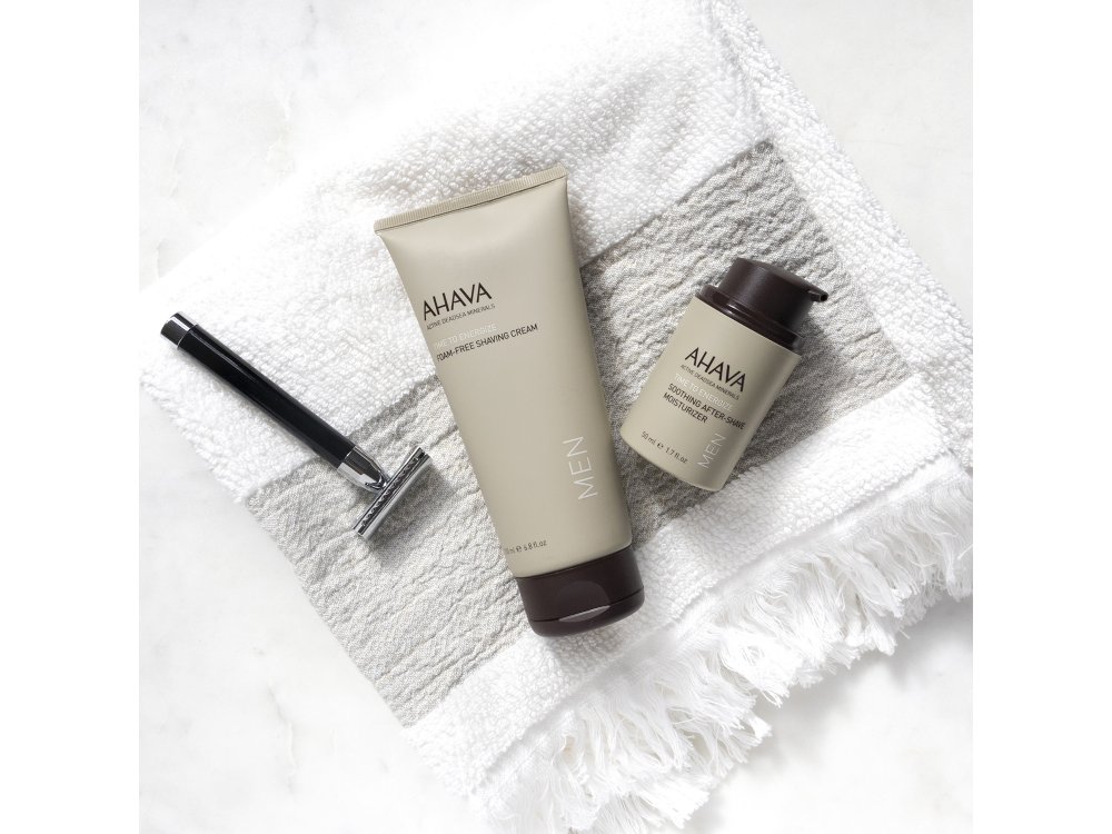 Ahava Men Care Soothing After-Shave Moisturizer, Ενυδατική Κρέμα Για Μετά Το Ξύρισμα, 50ml