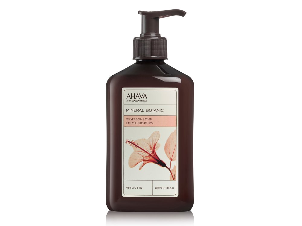 Ahava Mineral Botanic Velvet Body Lotion Hibiscus & Fig Ενυδατική Κρέμα Σώματος για Θρέψη της Ξηρής Επιδερμίδας, 500ml