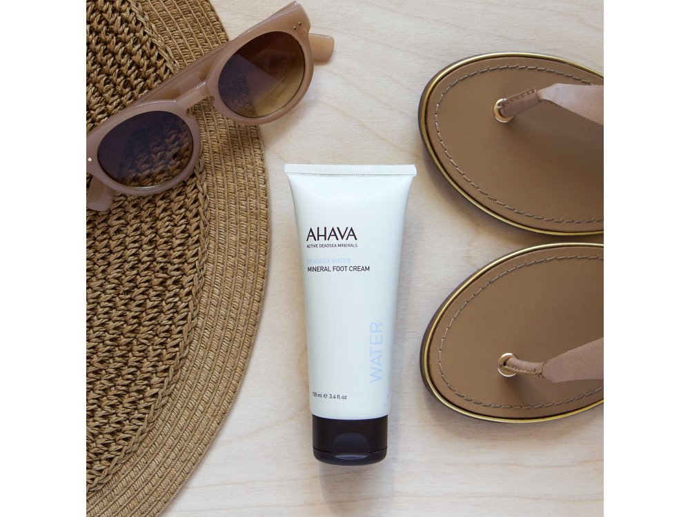 Ahava Dead Sea Water Mineral Foot Cream, Βελούδινη Κρέμα Ποδιών, 100ml