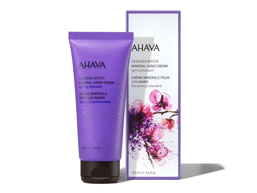 Ahava Dead Sea Water Mineral Hand Cream Spring Blossom, Κρέμα Χεριών με Άρωμα Ανοιξιάτικου Άνθους, 100ml