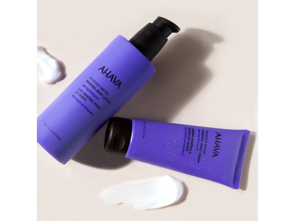 Ahava Dead Sea Water Mineral Hand Cream Spring Blossom, Κρέμα Χεριών με Άρωμα Ανοιξιάτικου Άνθους, 100ml