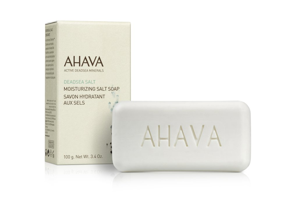 Ahava Kit Duo Double Moisturizing Salt Soap, Μπάρα Σαπουνιού με Άλατα της Νεκράς Θάλασσας, 2x100gr