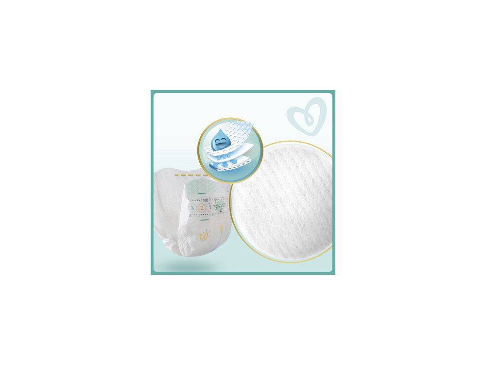 Pampers Premium Care No.2 (4-8kg) Βρεφικές Πάνες, 46τμχ
