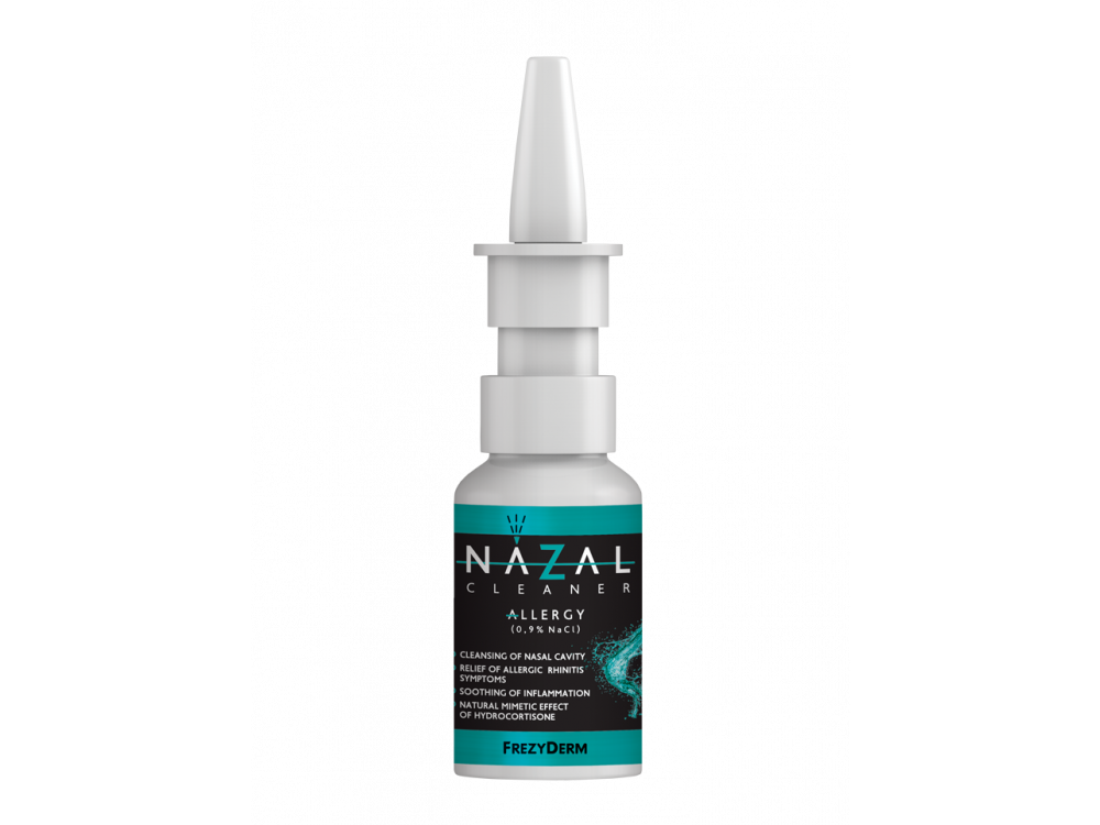 Frezyderm Nazal Cleaner Allergy για Ανακούφιση από Αλλεργική Ρινίτιδα Υπέρτονο αλατούχο διάλυμα 0,9% NaCl, 30ml