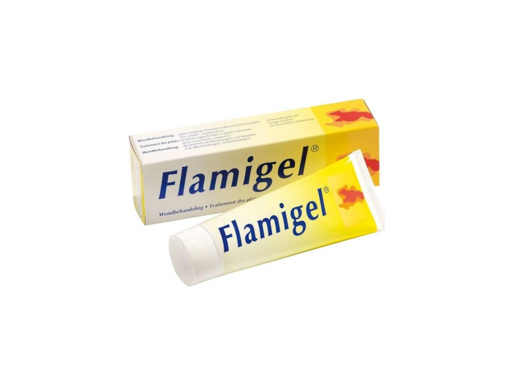Galenica Flamigel Ειδικό Gel Αποκατάστασης Εγκαυμάτων & Πληγών για Επούλωση & Ανακούφιση, 50g