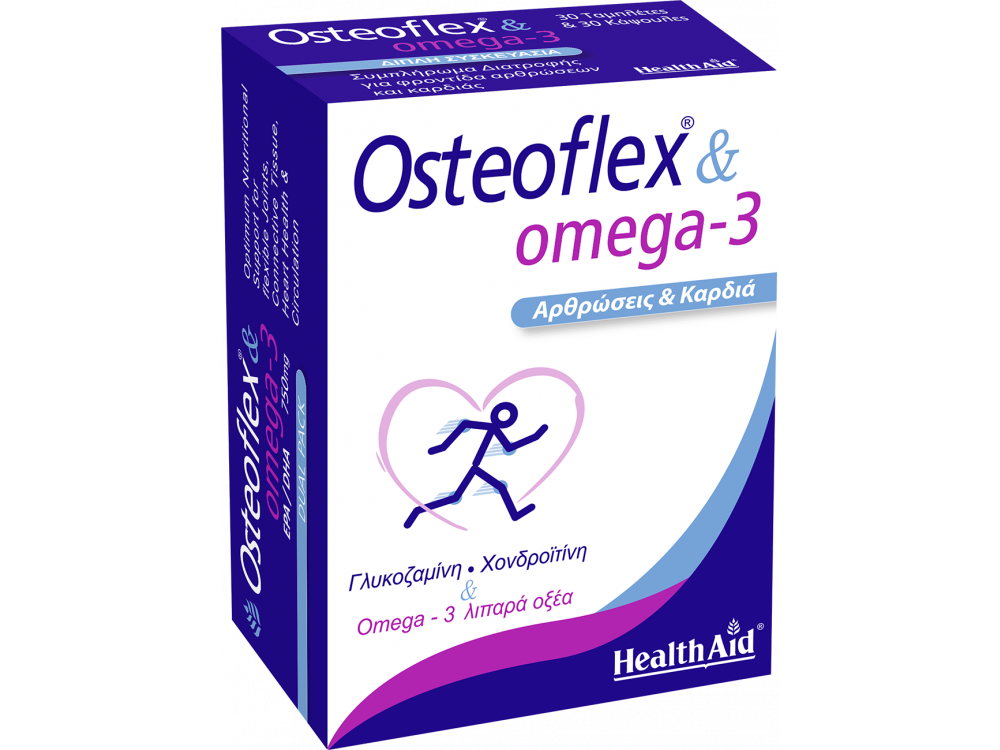 Health Aid Osteoflex & Omega 3 30tabs+30caps