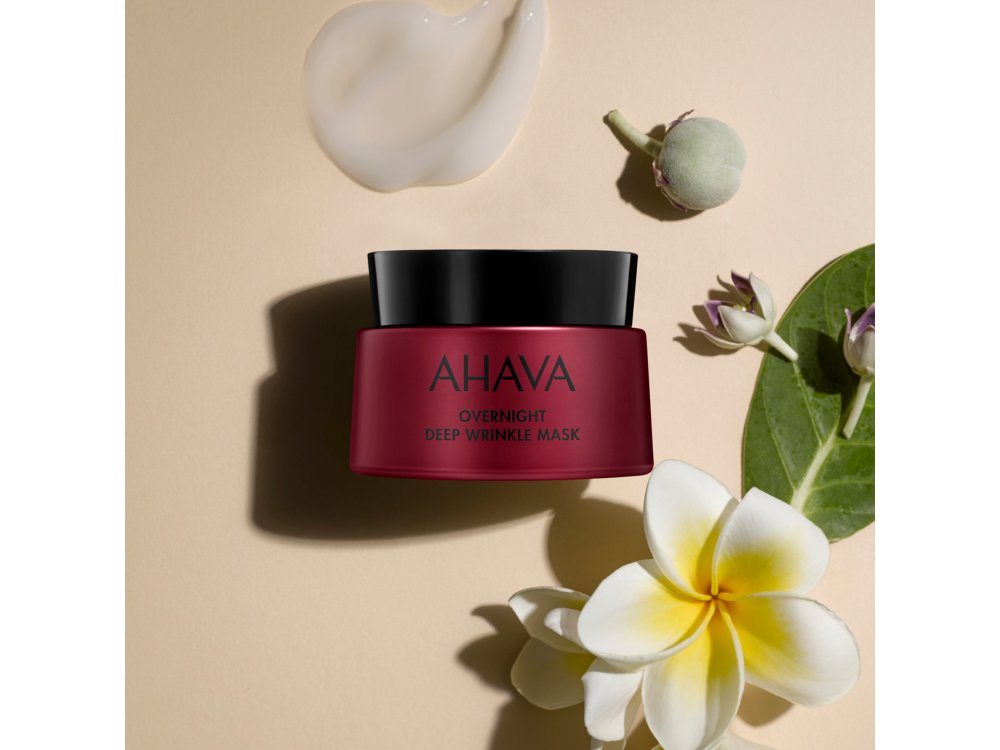 Ahava Apple Of Sodom Overnight Deep Wrinkle Mask, Μάσκα Για Άμεση Λείανση των Ρυτίδων, 50ml